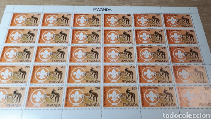 Sellos: PLIEGO SELLOS DE RWANDA - Foto 1