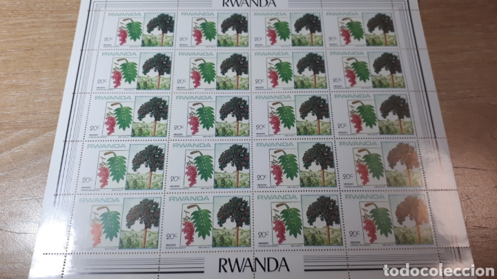 Sellos: PLIEGO SELLOS DE RWANDA - Foto 1