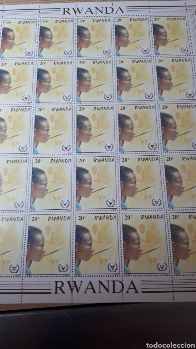 Sellos: PLIEGO SELLOS DE RWANDA - Foto 1