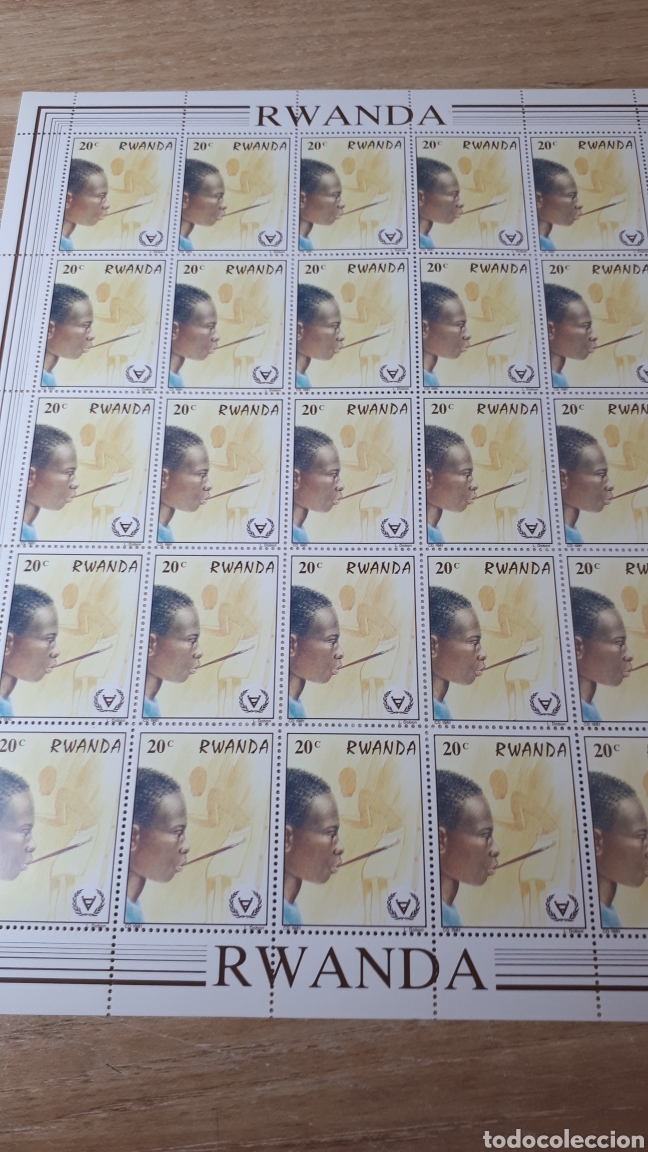 Sellos: PLIEGO SELLOS DE RWANDA - Foto 1