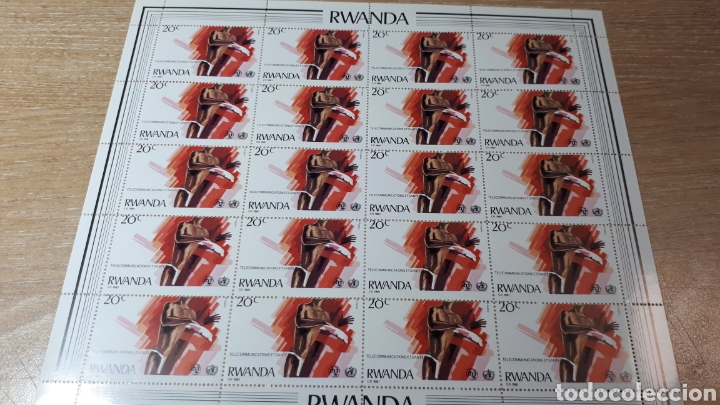 Sellos: PLIEGO SELLOS DE RWANDA - Foto 1