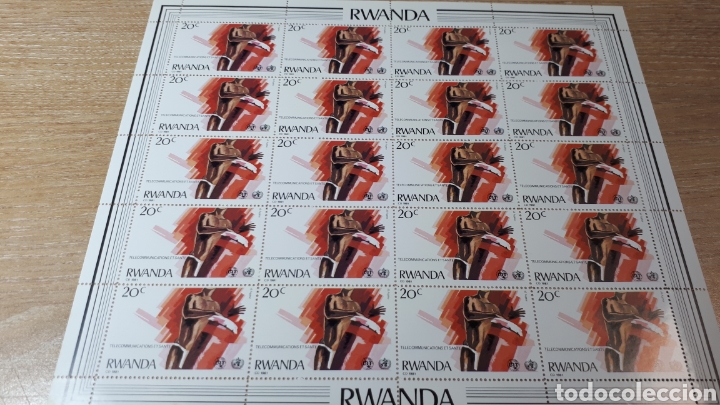 Sellos: PLIEGO SELLOS DE RWANDA - Foto 1