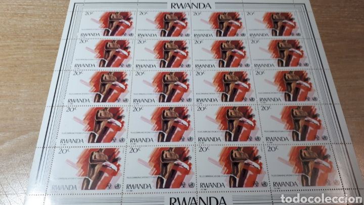 Sellos: PLIEGO SELLOS DE RWANDA - Foto 1