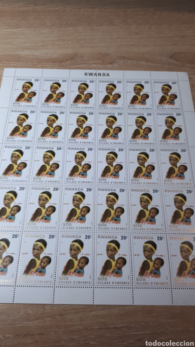 Sellos: PLIEGO SELLOS DE RWANDA - Foto 1
