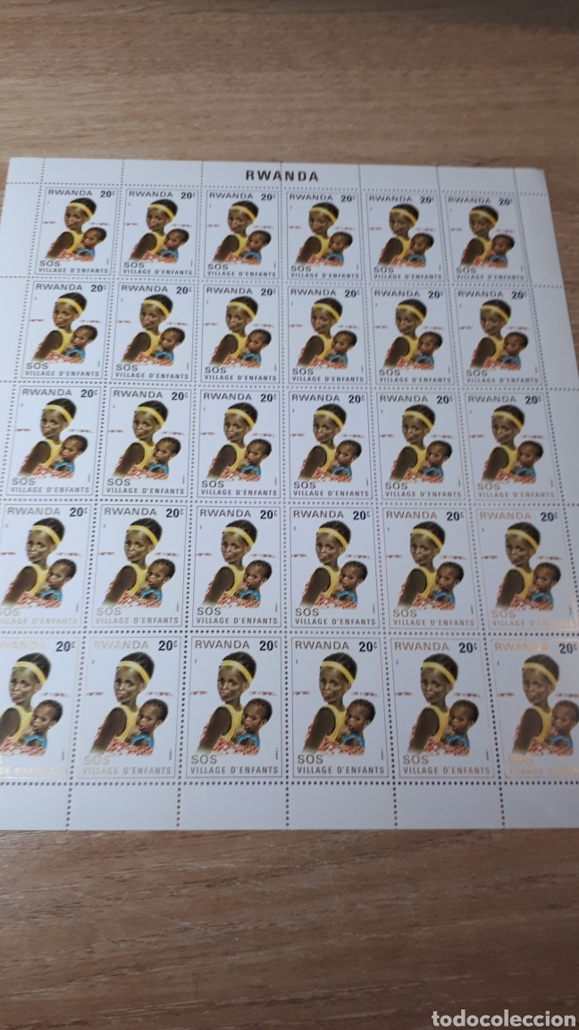 Sellos: PLIEGO SELLOS DE RWANDA - Foto 1