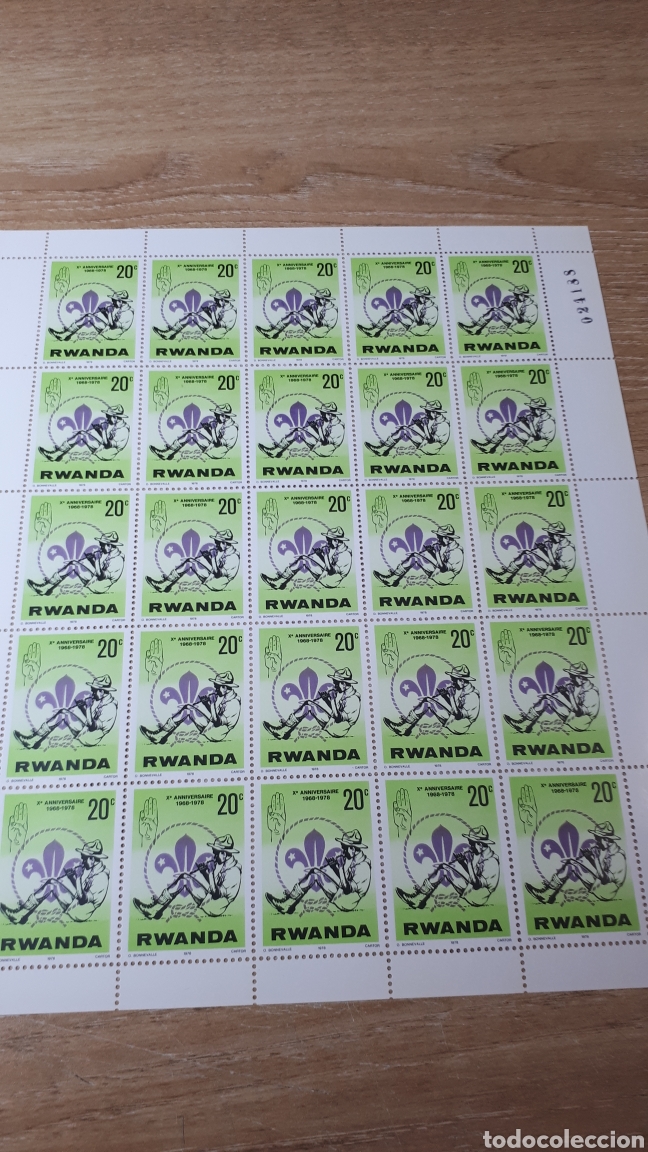 Sellos: PLIEGO SELLOS DE RWANDA - Foto 1