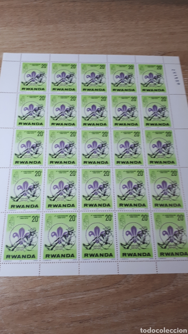Sellos: PLIEGO SELLOS DE RWANDA - Foto 1