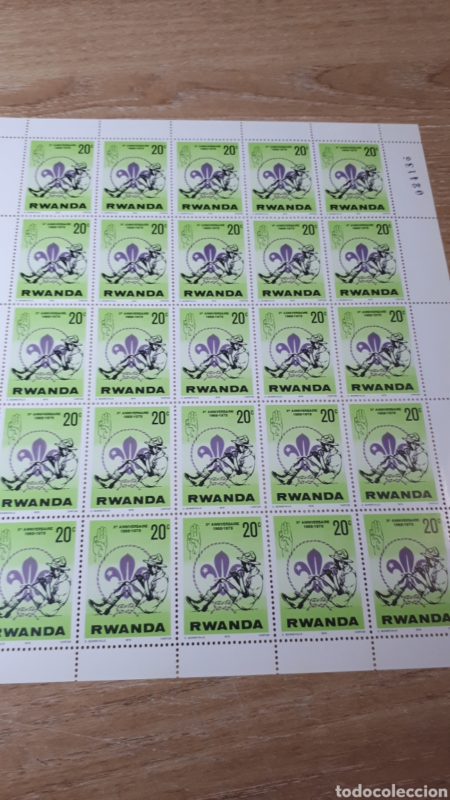 Sellos: PLIEGO SELLOS DE RWANDA - Foto 1