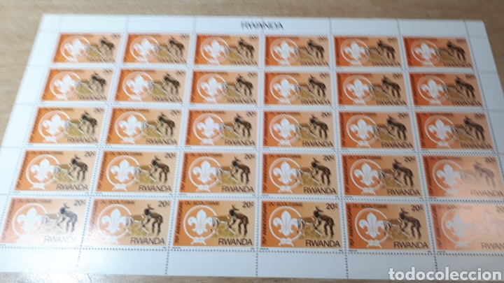 Sellos: PLIEGO SELLOS DE RWANDA - Foto 1
