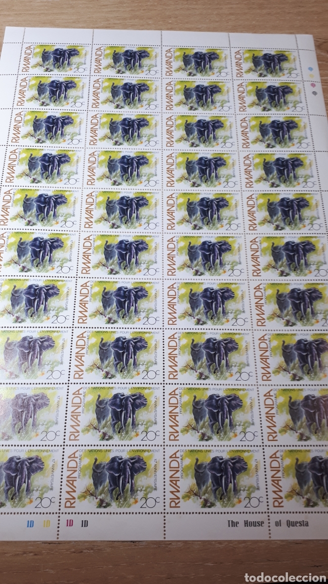 Sellos: PLIEGO SELLOS DE RWANDA - Foto 1