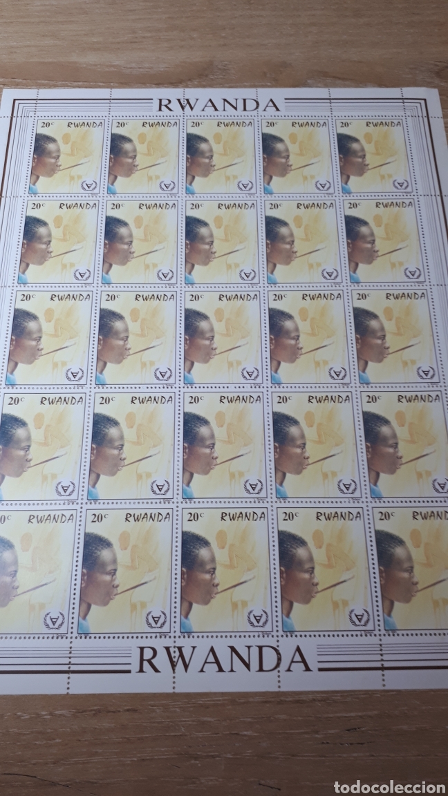 Sellos: PLIEGO SELLOS DE RWANDA - Foto 1