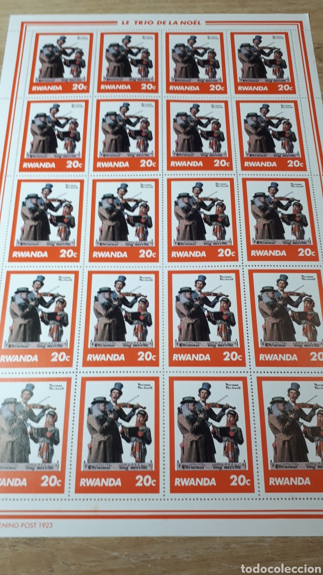 Sellos: PLIEGO SELLOS DE RWANDA - Foto 1