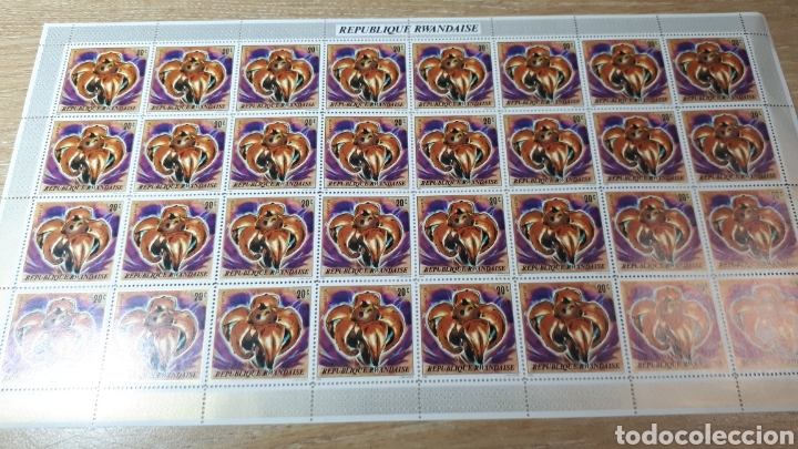 Sellos: PLIEGO SELLOS DE RWANDA - Foto 1