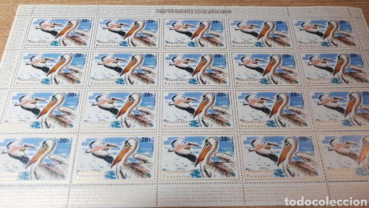 Sellos: PLIEGO SELLOS DE RWANDA - Foto 1