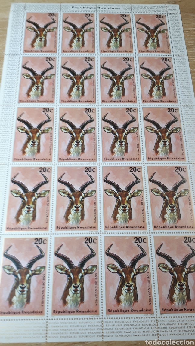 Sellos: PLIEGO SELLOS DE RWANDA - Foto 1