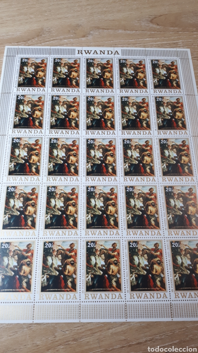 Sellos: PLIEGO SELLOS DE RWANDA - Foto 1