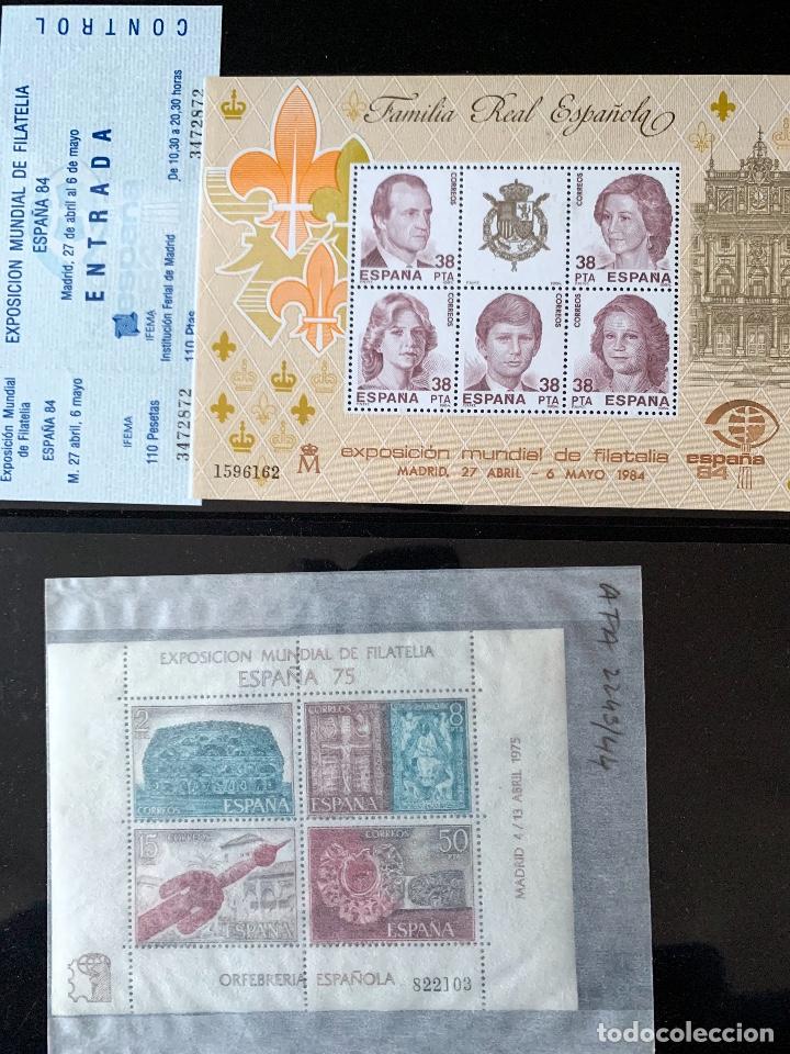 Sellos: COLECCION HOJITAS 1975-2001. - Foto 13