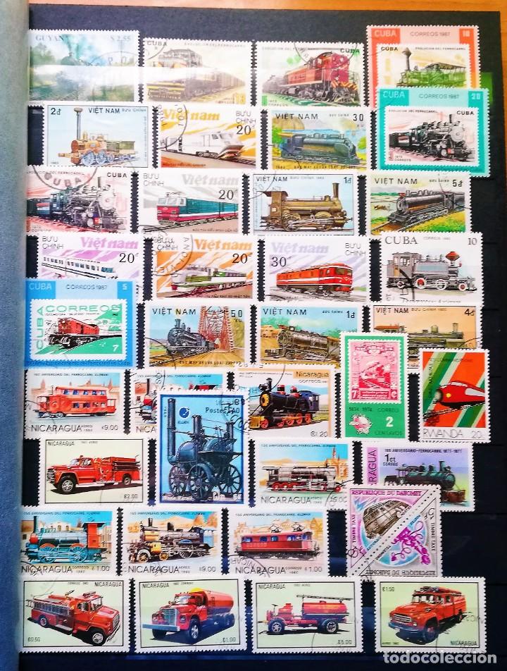 Sellos: Colecci&oacute;n Tem&aacute;tica &hellip;Transporte y ferrocarril - Foto 1