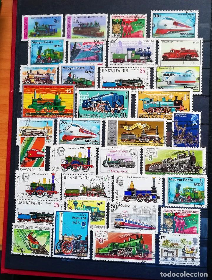 Sellos: Colecci&oacute;n Tem&aacute;tica &hellip;Transporte y ferrocarril - Foto 2