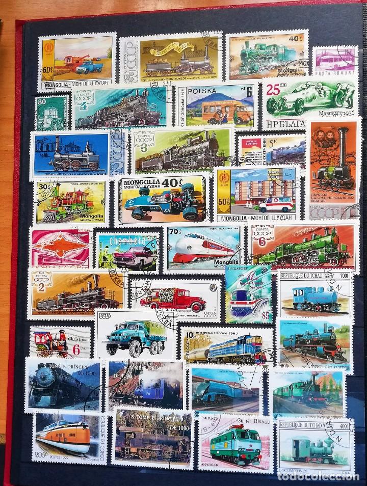 Sellos: Colecci&oacute;n Tem&aacute;tica &hellip;Transporte y ferrocarril - Foto 4