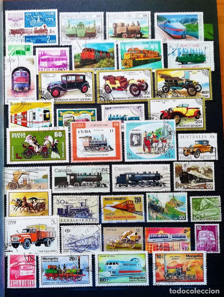 Sellos: Colecci&oacute;n Tem&aacute;tica &hellip;Transporte y ferrocarril - Foto 5