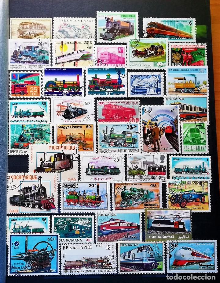 Sellos: Colecci&oacute;n Tem&aacute;tica &hellip;Transporte y ferrocarril - Foto 9