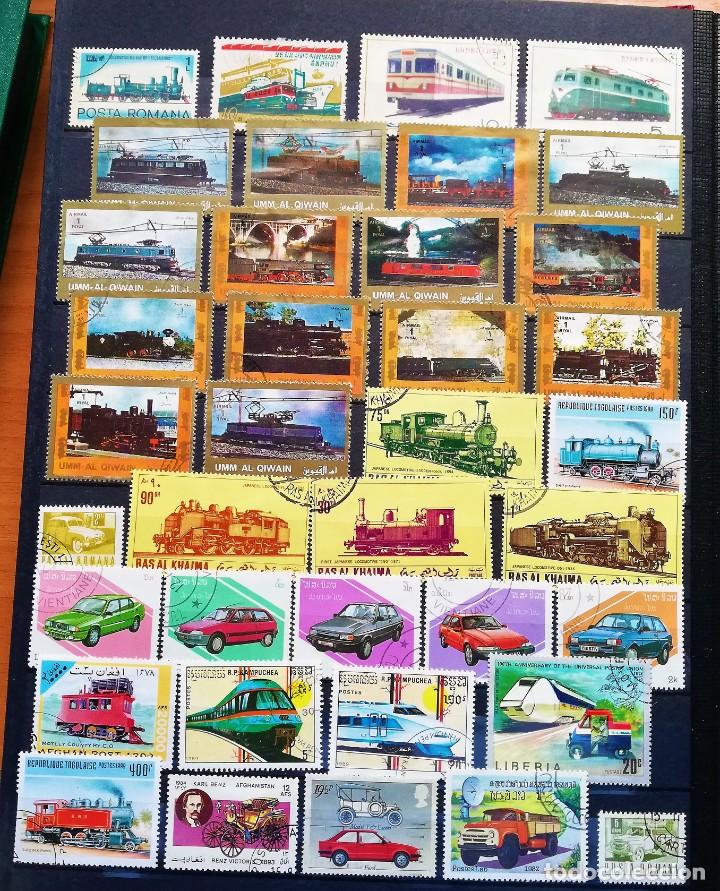 Sellos: Colecci&oacute;n Tem&aacute;tica &hellip;Transporte y ferrocarril - Foto 10