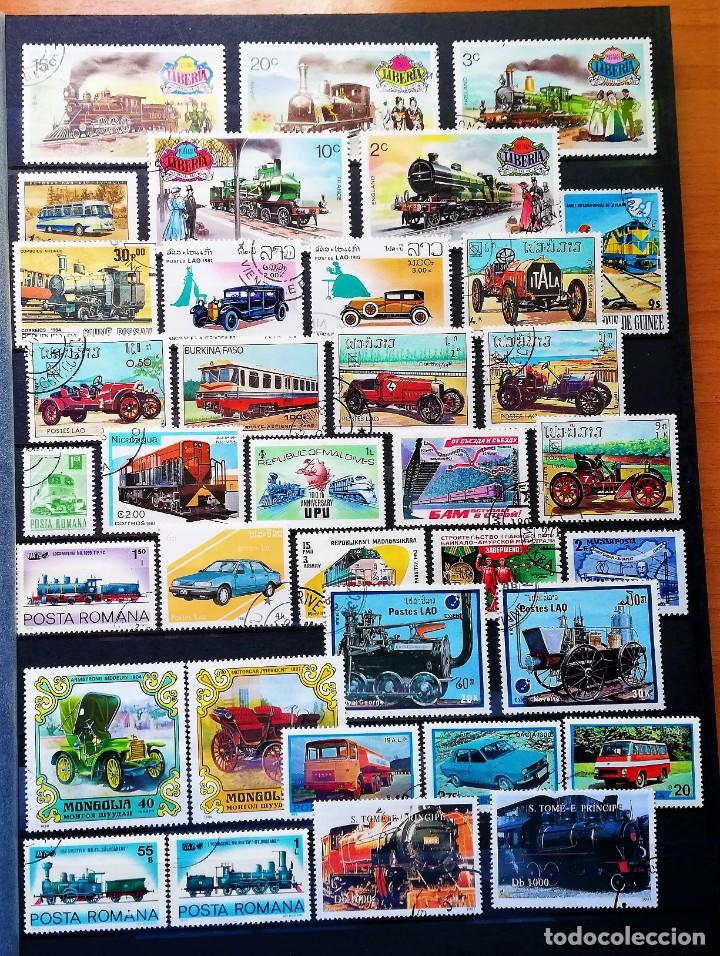 Sellos: Colecci&oacute;n Tem&aacute;tica &hellip;Transporte y ferrocarril - Foto 11
