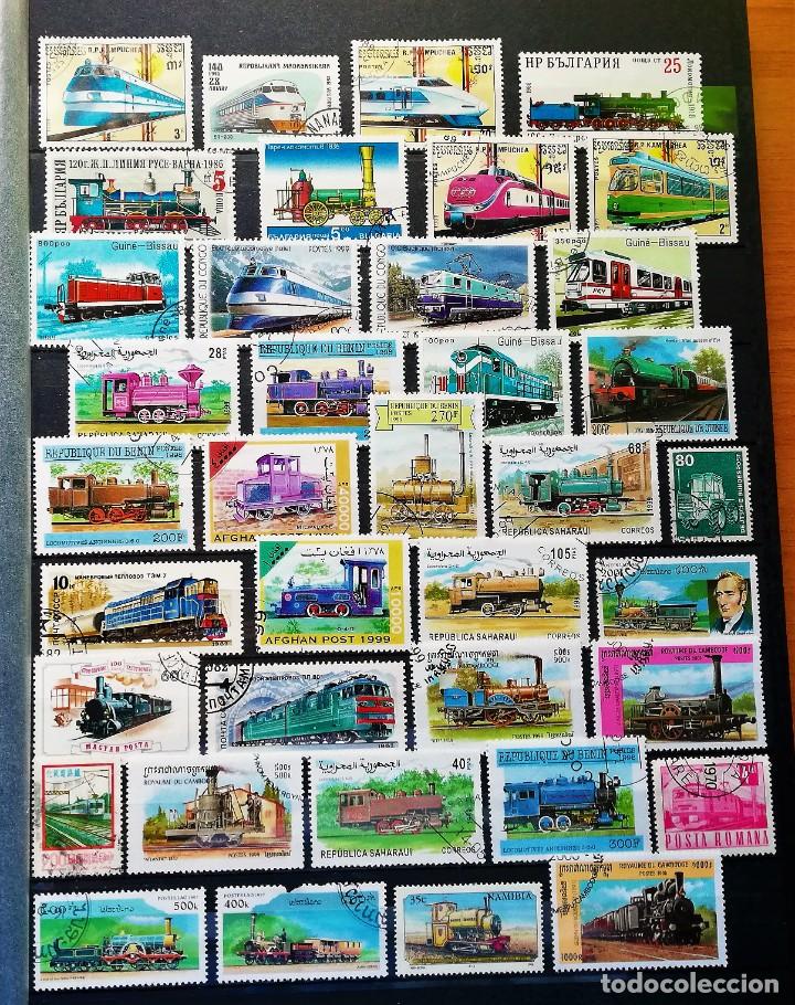 Sellos: Colecci&oacute;n Tem&aacute;tica &hellip;Transporte y ferrocarril - Foto 13