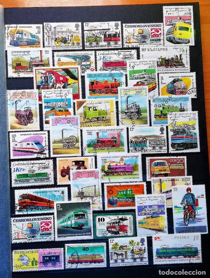 Sellos: Colecci&oacute;n Tem&aacute;tica &hellip;Transporte y ferrocarril - Foto 15
