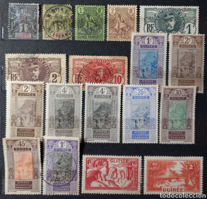 Sellos: Colecci&oacute;n de sellos de Guinea francesa - Foto 1