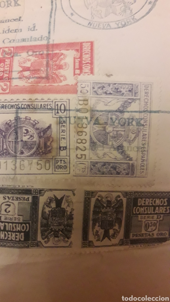 Sellos: 1950 - ANTIGUO PODER ESPECIAL EN LA CIUDAD DE NUEVA YORK - Foto 8