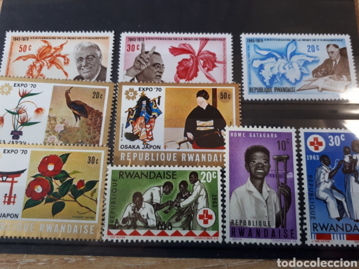 Sellos: SELLOS DE RWANDA Q13 - Foto 1