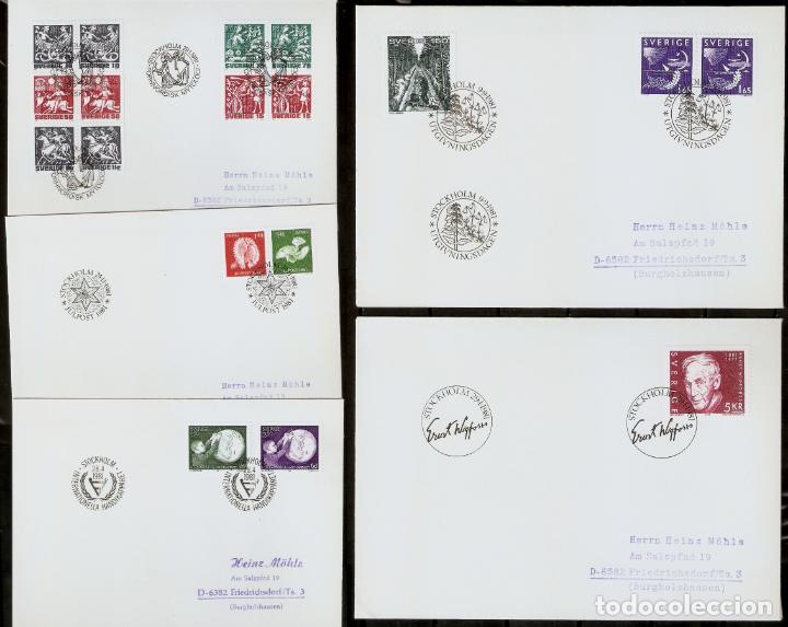 Sellos: SUECIA. 1981. LOTE 5 FDC - Foto 1