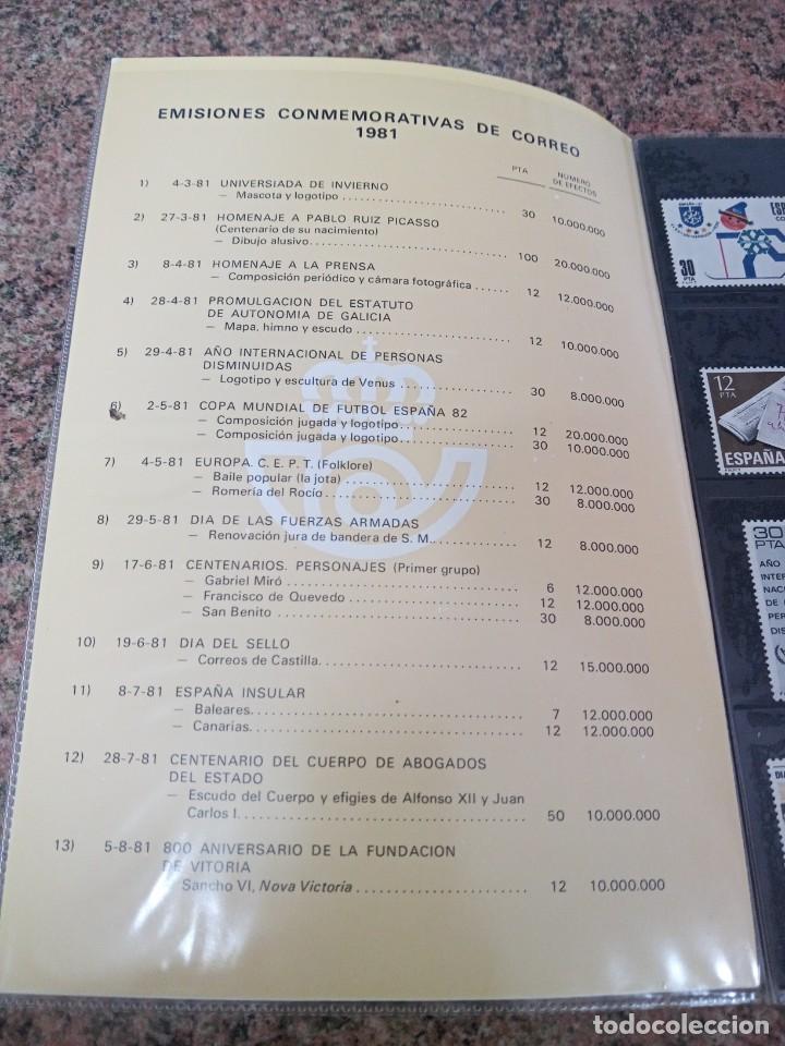 Sellos: COLECCION SELLOS 1981 - Foto 4