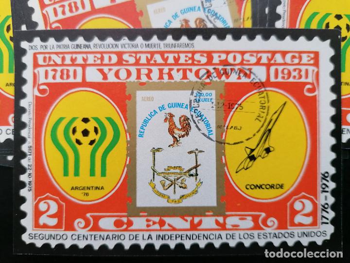 Sellos: Futbol Mundial Argentina 1978 lote 53 sellos Guinea Ecuatorial HB usado - Foto 2 - 292327058