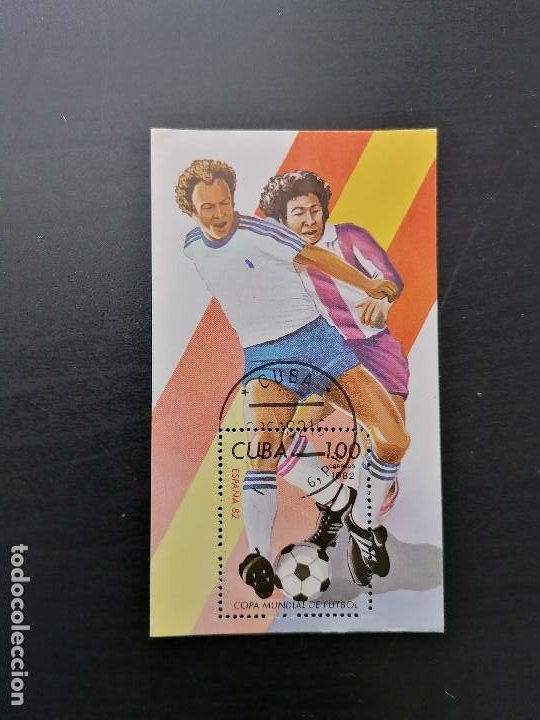 Sellos: Futbol Mundial España 1982 lote 7 sellos Hbs Hay una Mundial Argentina 78 HB usado Naranjito - Foto 6 - 292331693