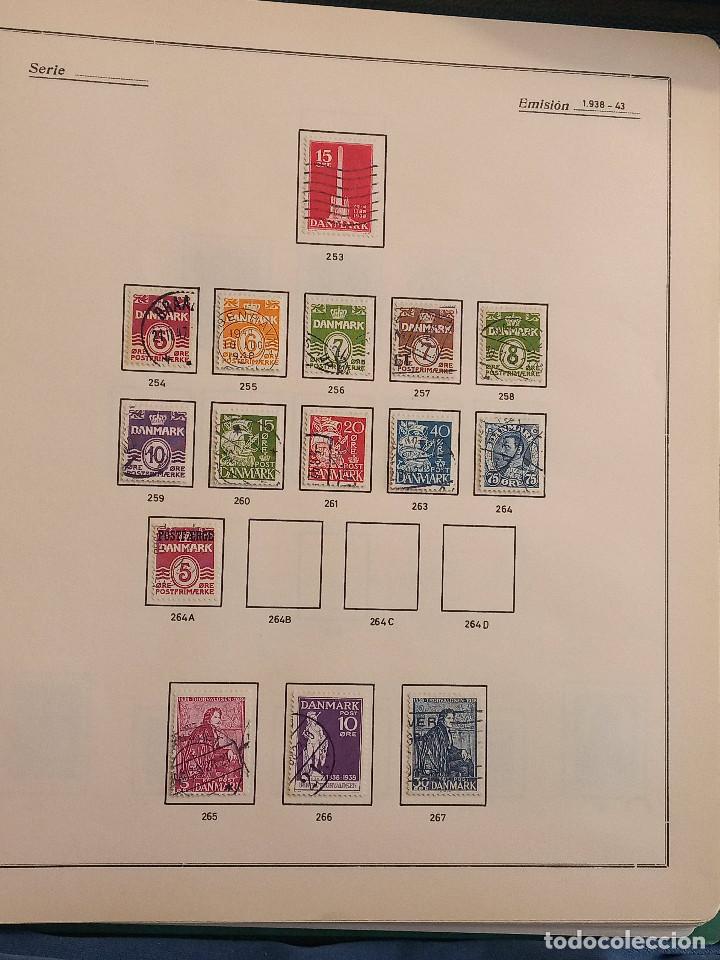 Sellos: Dinamarca lote sellos resto Coleccion Hojas Album sellos antiguos en usado altisimo valor Catalogo - Foto 13 - 292361648