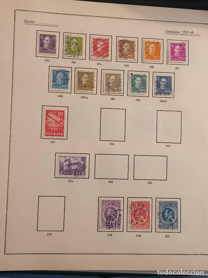 Sellos: Dinamarca lote sellos resto Coleccion Hojas Album sellos antiguos en usado altisimo valor Catalogo - Foto 15 - 292361648