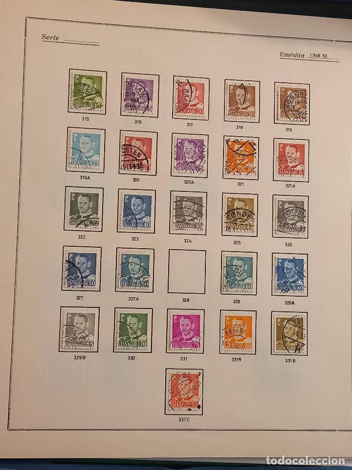 Sellos: Dinamarca lote sellos resto Coleccion Hojas Album sellos antiguos en usado altisimo valor Catalogo - Foto 17 - 292361648
