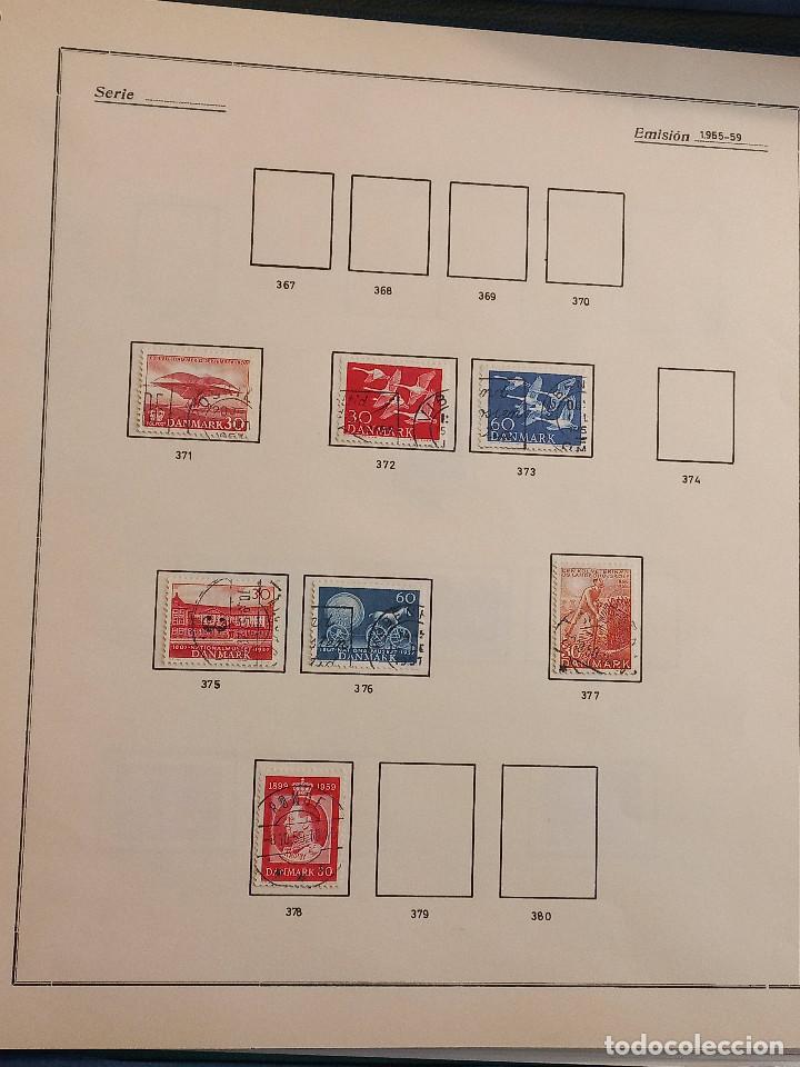 Sellos: Dinamarca lote sellos resto Coleccion Hojas Album sellos antiguos en usado altisimo valor Catalogo - Foto 21 - 292361648