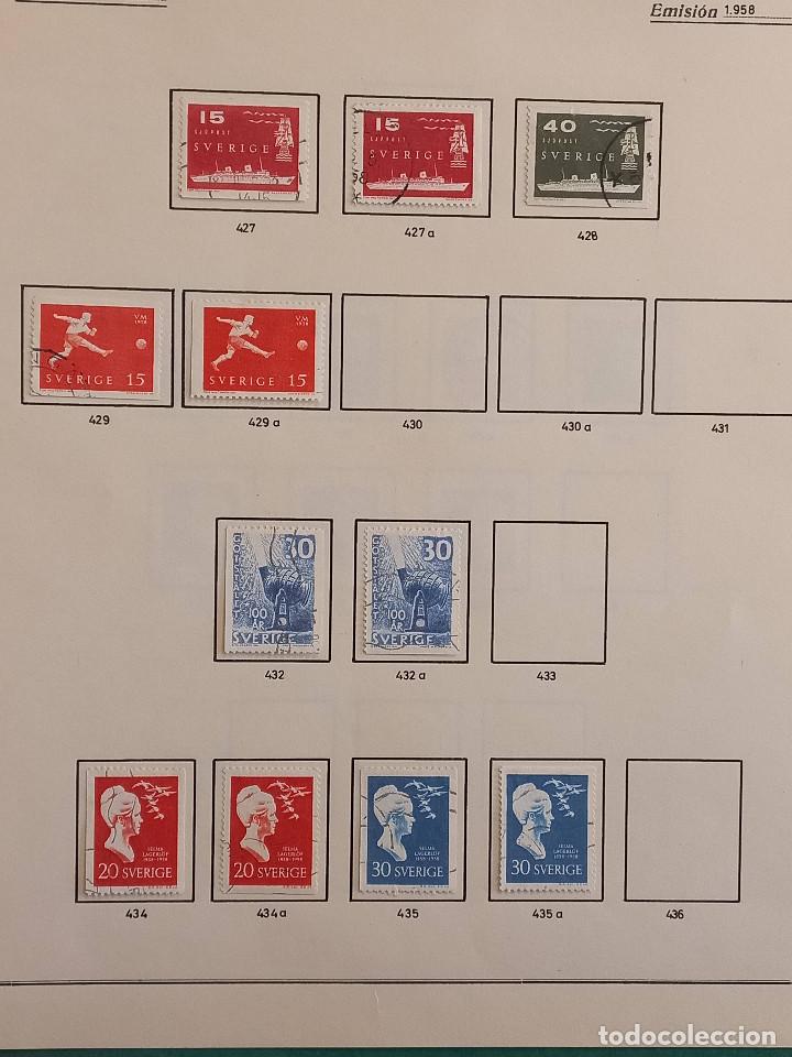 Sellos: Suecia lote sellos resto Coleccion Hojas Album sellos antiguos en usado altisimo valor Catalogo - Foto 34 - 292361978