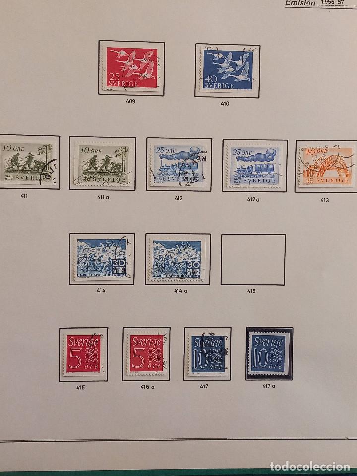 Sellos: Suecia lote sellos resto Coleccion Hojas Album sellos antiguos en usado altisimo valor Catalogo - Foto 36 - 292361978