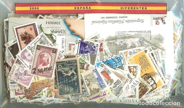 Sellos: 2000 Sellos diferentes de Espa&ntilde;a - Foto 1