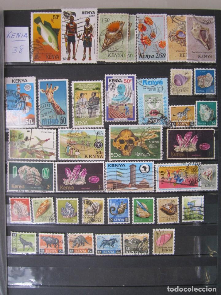 Sellos: LOTE DE 38 SELLOS KENIA - Foto 1