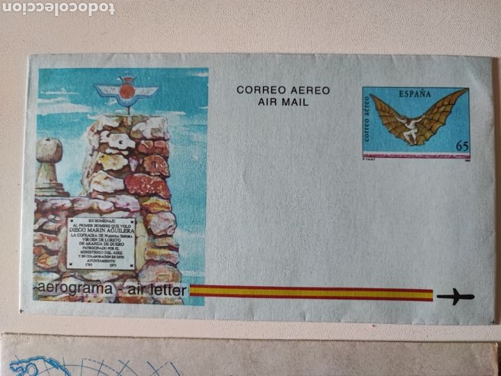 Sellos: 4sobres de correu aeri de colecci&oacute; - Foto 1