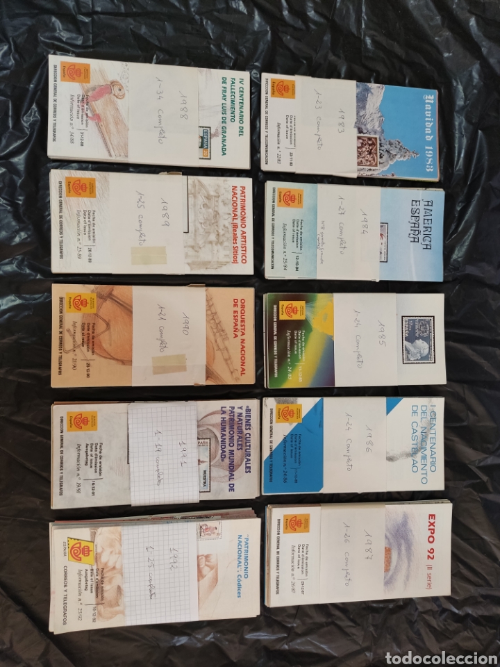 Stamps: Colecci&oacute;n Folletos de informaci&oacute;n de sellos de Correos