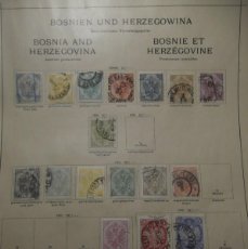 Sellos: SELLOS EN ANTIGUA HOJA DE BOSNIA 1879