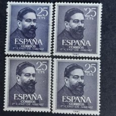 Sellos: CENTENARIO DEL NACIMIENTO DE ISAAC ALBÉNIZ - LOTE DE SELLOS DE ESPAÑA - AÑO 1960.. Lote 397258344