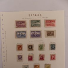 Sellos: HOJA CON SELLOS DE ESPAÑA-AÑOS 1931 Y 1931-1938. Lote 397488374